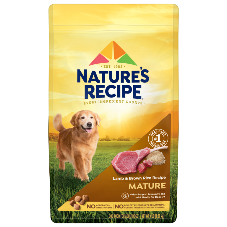 Nature's Recipe Mature Lamb & Brown Rice Recipe Dry Dog Food (Senior) - Sheriff Score